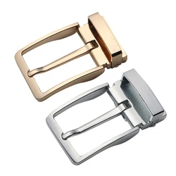 Men Reversible Metal Alloy Belt Buckles Replacement Rectangular Pin Buckles