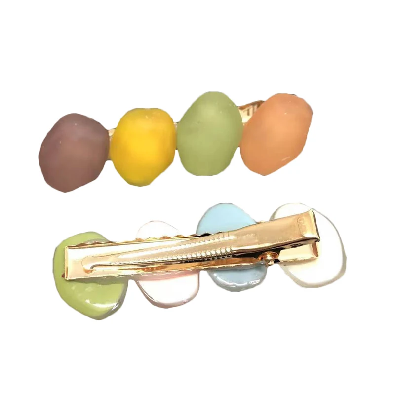 Candy color  hairpins Pine Stone Hairpin  Spring Clip Hairclips hair accessories