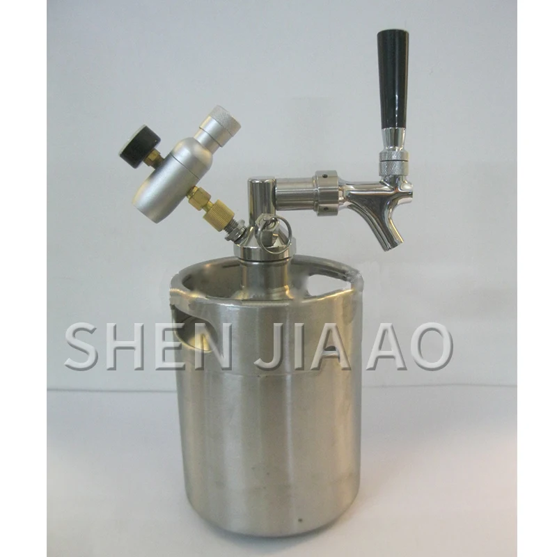 

1.8L/2L/3.6L Stainless steel wine barrel coffee barrel automatic beer container stainless steel wine spear dispenser