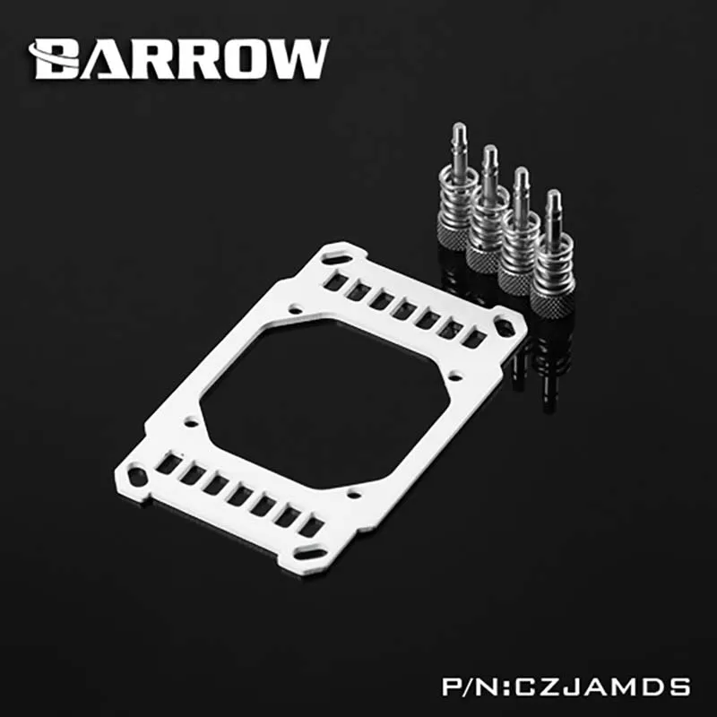 Barrow CPU Water Cooler Bracket Holder Stand for AMD Ryzen AM4 Platform Black Silver CZJAMDS PC Cooling Accessory