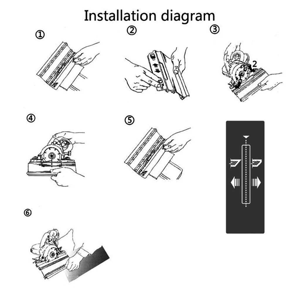 Adjustable Manual 45 Degree Angle Cutting Tile Marble Chamfering Guide Locator Chamfering Cutter