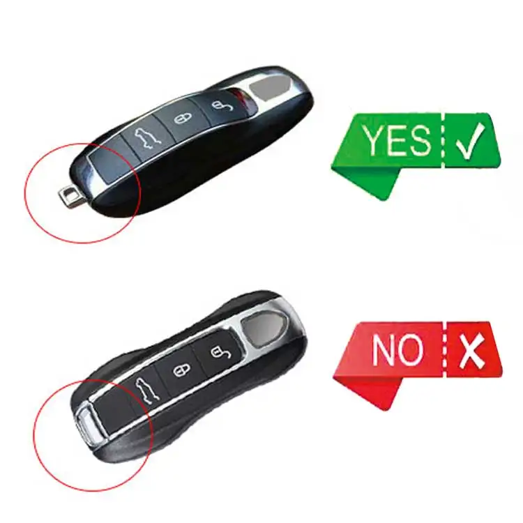 3PZ Smart Key Middle + Side Cap Casing Shell Cover Case for Porsche Boxster  Cayenne Panamera Macan Cayman 911 918 996 997 991