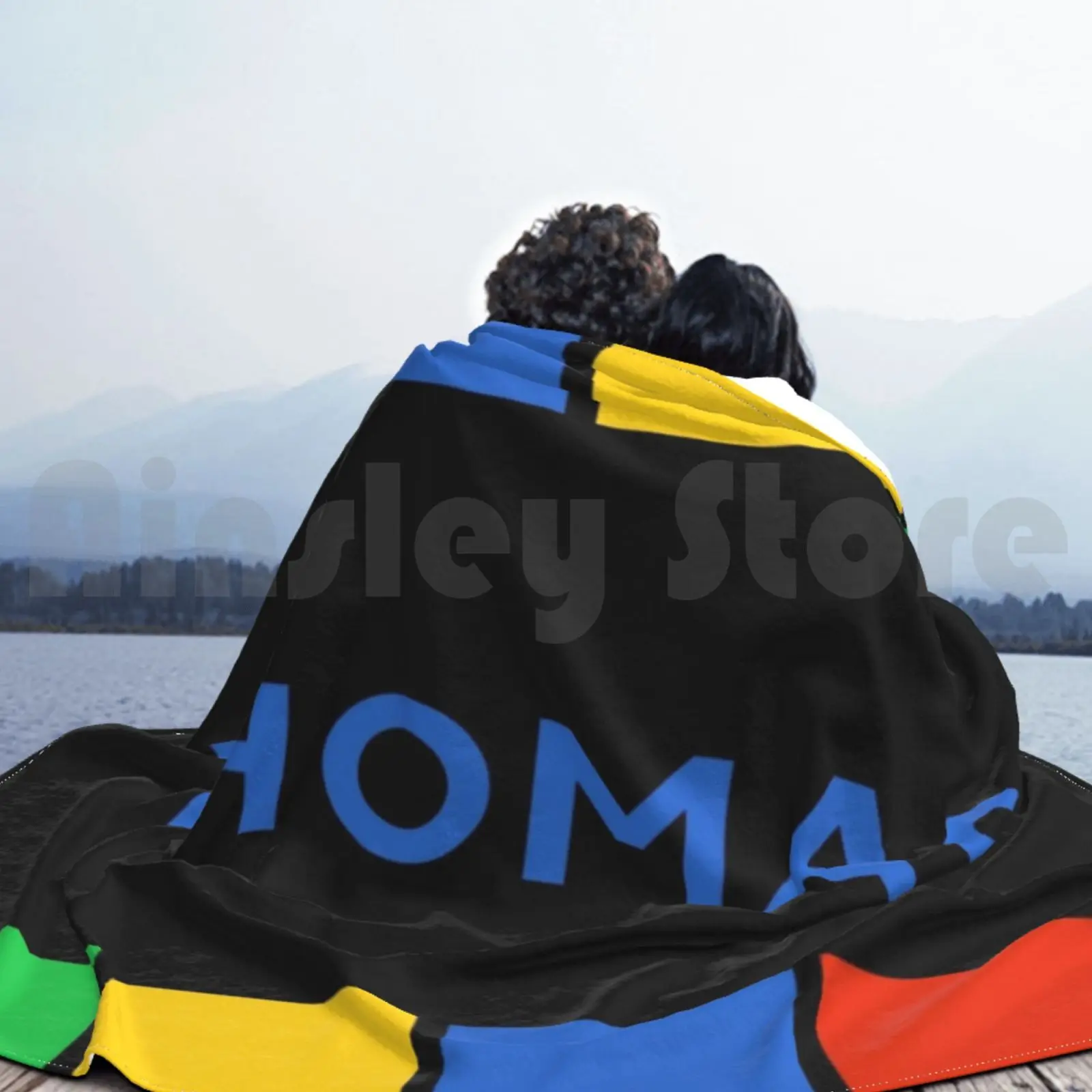 بطانية توماس بطانية عصرية مخصصة لأسماء توماس، علامة اسم مخصصة، اسم عيد الميلاد، علامة اسم أولاً