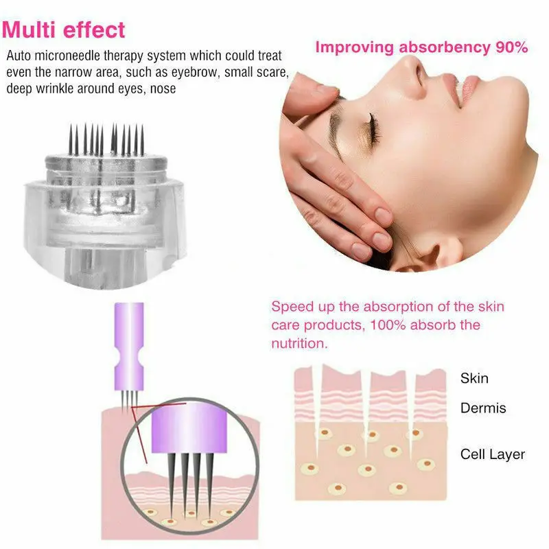 FDA 10/50 stücke Derma Stift Nadel Schraube Patrone 9 pin/ 12 pin/ 36 pin/ Nano microneed Cartridge Tattoo Nadeln für Derma Stift