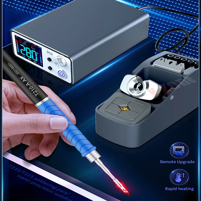 JCID AIXUN T3B Intelligent Nano Welding Station with T115 T210 Handles Rapid Soldering Electric Tool for Mobile Phone BGA Repair