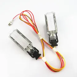 Car Warning light Trunk Interior Welcome lamp + Wire Plug 8KD947415C For VW Sharan Phaeton A5 A6 S6 A8 Q5 Q7 R8 Yeti S4 S5