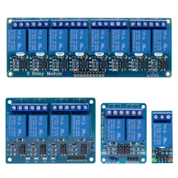 1 2 4 8 channel 5V relay module with optocoupler. Relay Output 1 2 4 8 way relay module  In stock  For ARDUINO