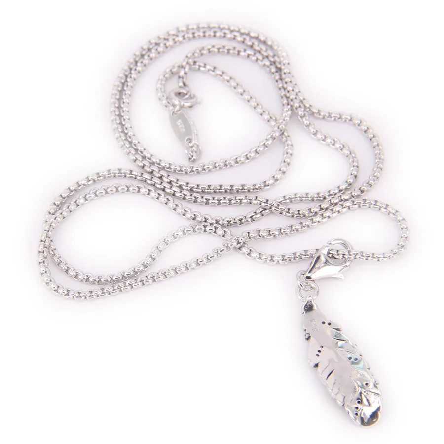 Thomas Feather  Pendant Necklace, Rebel Heart Style Jewelry Gift for Men and Women TS my N119