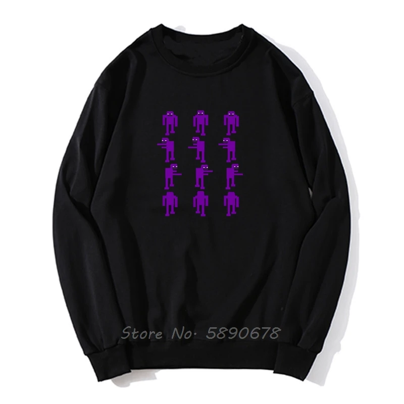 Fnaf Purple Guy Sprites hoodie Leisure Famous Spring Formal Men Autumn Winter Hoodie Pullover Sweatshirt Harajuku