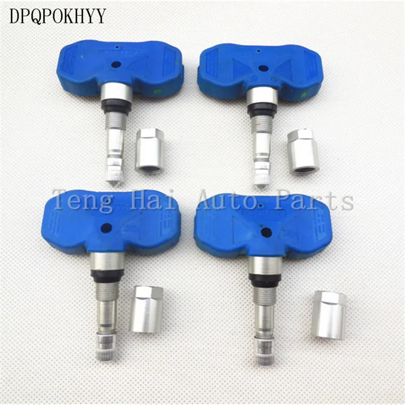 

DPQPOKHYY (4x)PCS OEM 15102575 For Escalade Yukon Tahoe Sierra Silv TIRE PRESSURE SENSOR TPMS