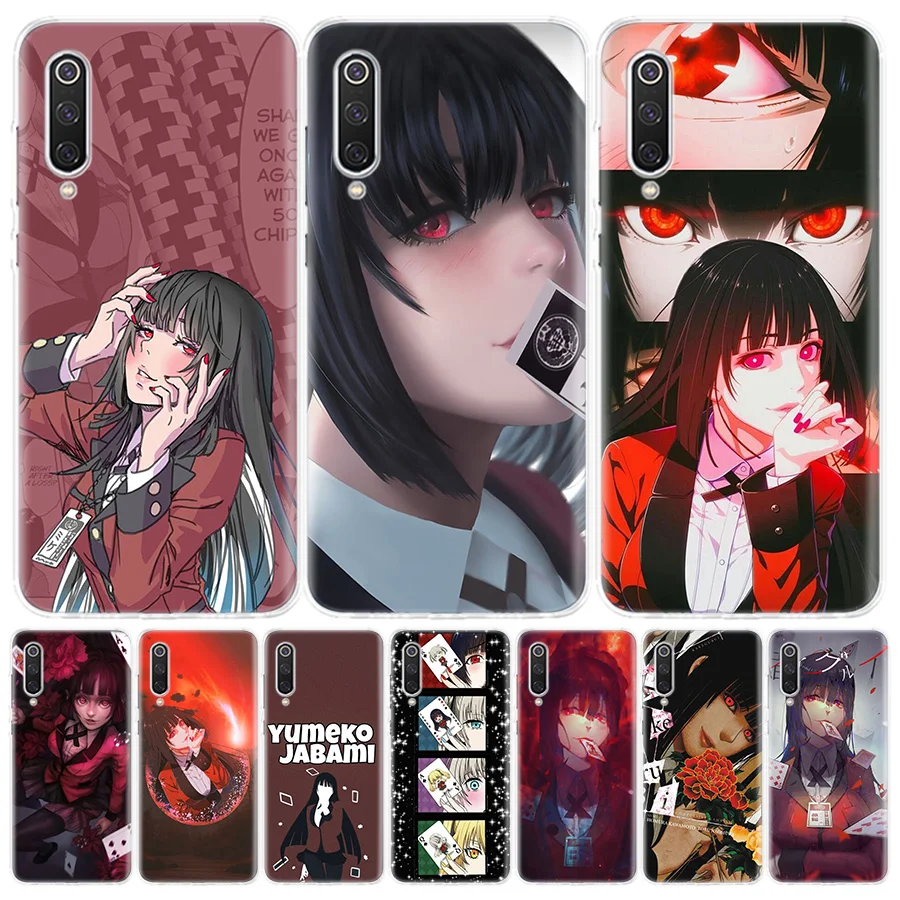 Japanese Anime Kakegurui Jabami Yumeko Soft Phone Case for Xiaomi Redmi Note 10S 11S 11T 11E 10 11 12 Pro Plus 9S 9T 5G 9 8T 8 7