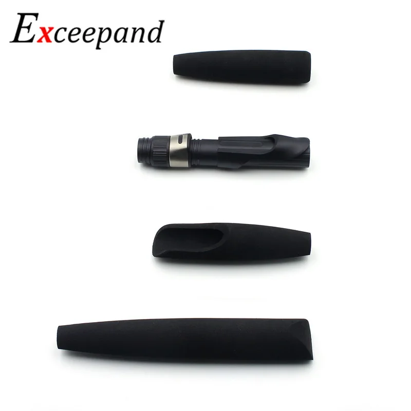 Black EVA Spinning Fishing Rod Handle Grip With Reel Seat For Rod Building
