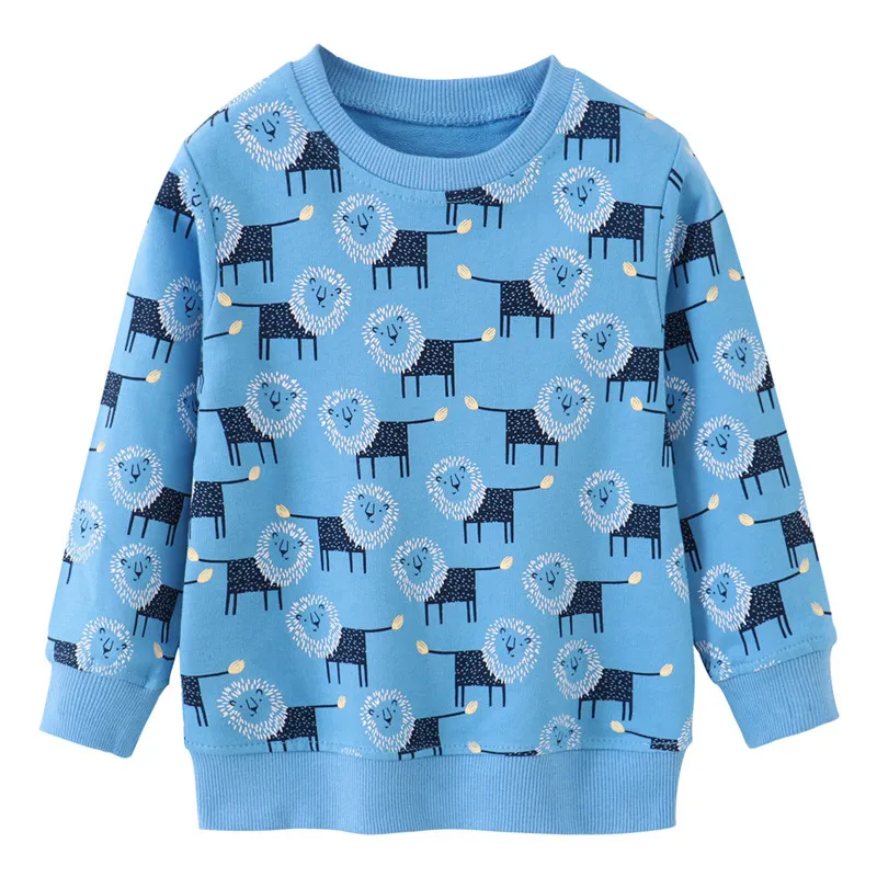 Jumping Meters New Arrival Kids Sweatshirts For Boys Girls Autumn Spring Clothes Hot Selling Children\'s Hooded Shirt Fashion Top