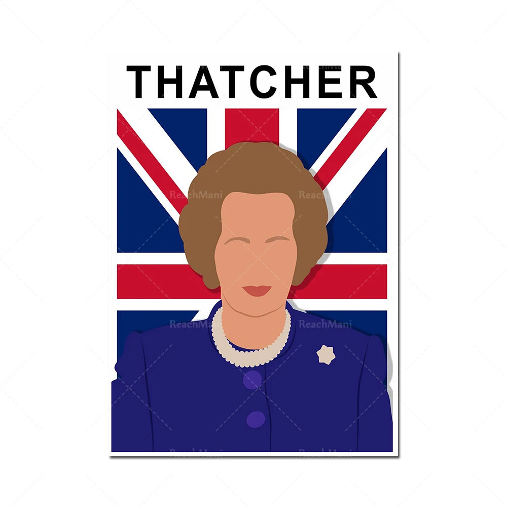 Margaret Thatcher posters, Margaret Thatcher prints, art politics, Art Feminist Decoration Bureau, Art Deco murals