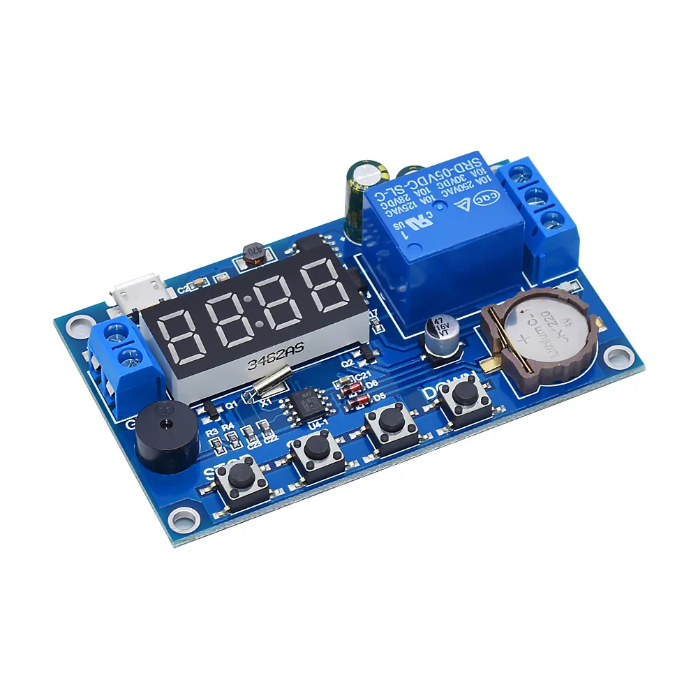 XY-BJ moduł przekaźnika czasowego opóźnienia czasowego DC5-60V przełącznik sterujący moduł tablicy synchronizacja zegara sterowanie wieloma trybami — zdjęcie produktu 3