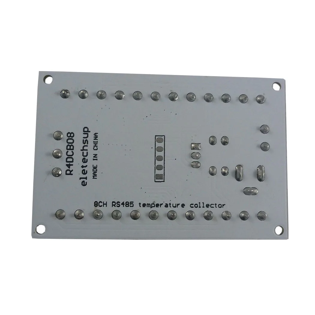 The RS485 Temperature Sensor Remote Acquisition Monitor Digital Thermometer Module PLC Configuration of 8 CH DC 12V DS18B20