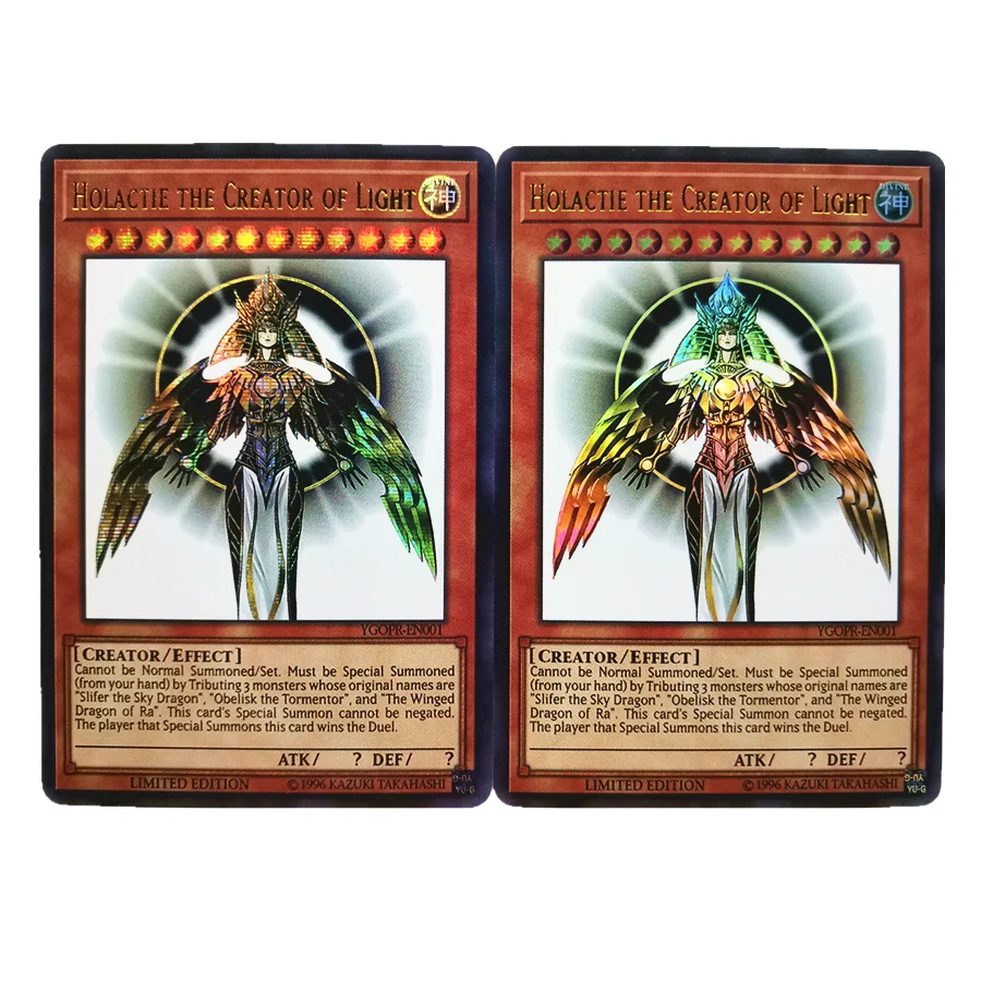 Yu Gi Oh Holactie The Creator of Light Blue Eyes White Dragon DIY Toys Hobbies Hobby Collectibles Game Collection Anime Cards