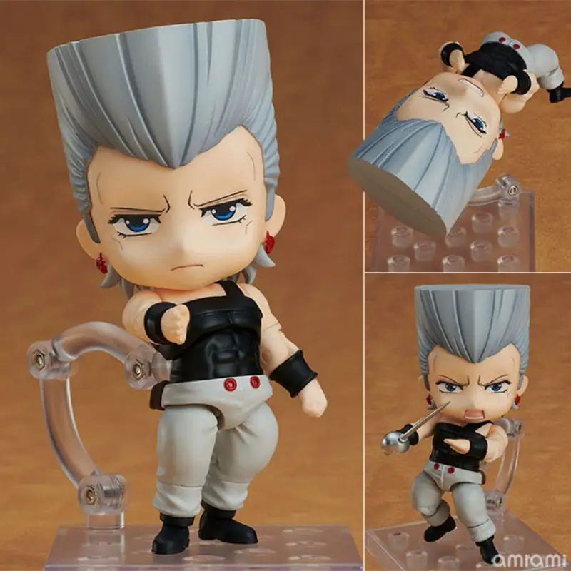 

Iginal JoJo's Bizarre Adventure Jan Pierre Polnareff Stardust Crusaders Anime Figure Toy Garage Kit Movable Doll Animation Model