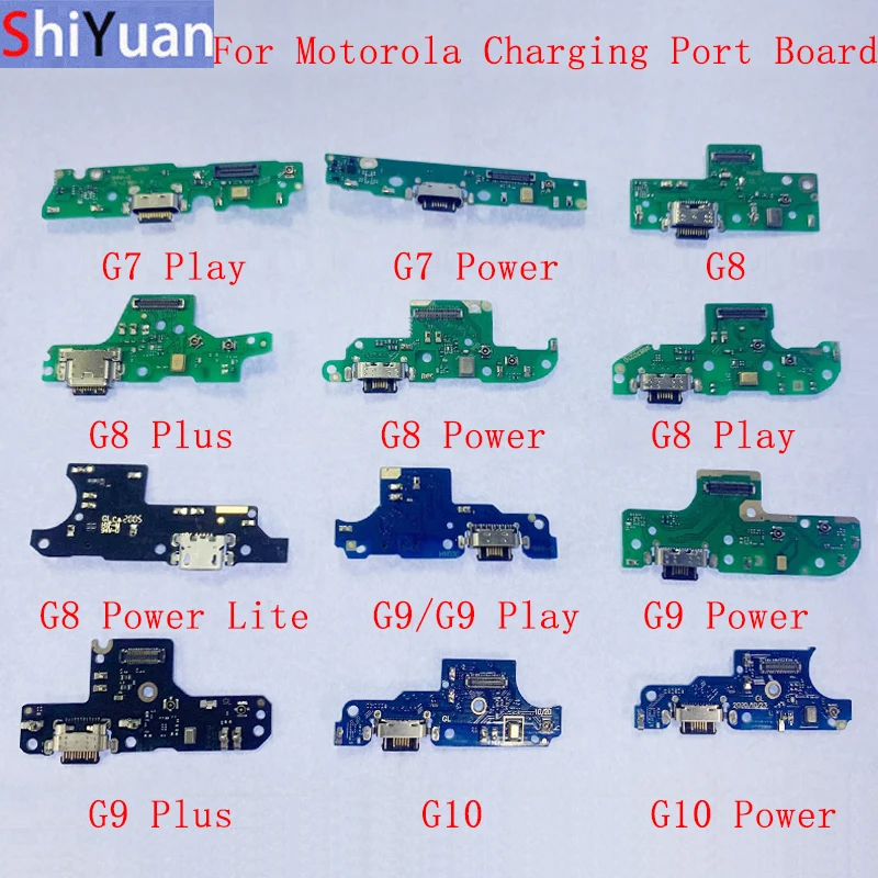 USB Charging Port Connector Board Flex Cable For Motorola G7 Power G7 Play G8 G8Power G9 Plus G30 G6 G10 Power Replacement Parts