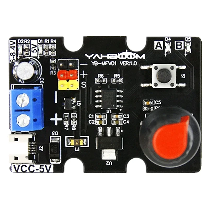 

Yahboom Single-Channel Dual PWM Control Debugging Board for DIY Smart Robotics