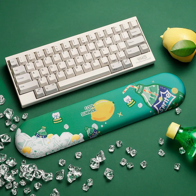 Lemon Happy Water Memory Foam Keyboard Hand Support Silicone Wristband Cute Cartoon Office Wrist Pad Slow Rebound