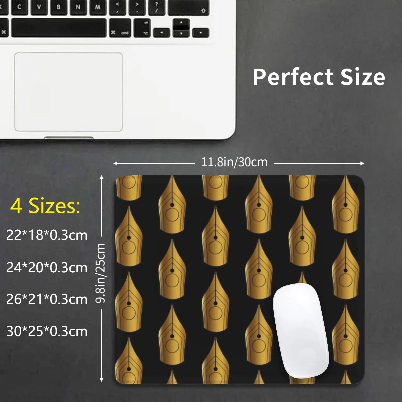 Gold Nib Minimalistic Mouse Pad 2982 Nib Ink Fountain Pen Nibs Pens Calligraphy Sailor Pelikan