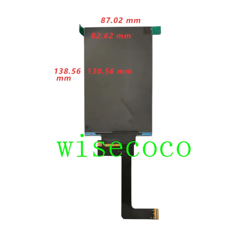 6.08 Inch 2K 1620*2560 Monochrome LCD Mono SE IPS 3D Printer Projector Display Driver Board High Transmittance No Backlight