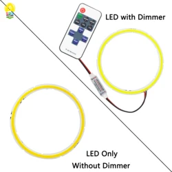 2020 New Annular Led Cob Bulb Light Source Ring 60-120mm Dimmable Cob Chip With Dimmer Remote Controller Lamp for Diy Lighting