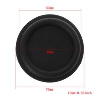2PCS Bass Radiator Woofer Vibration Membrane Passive Speaker Subwoofer 70mm DIY Home Theater Repair Kit