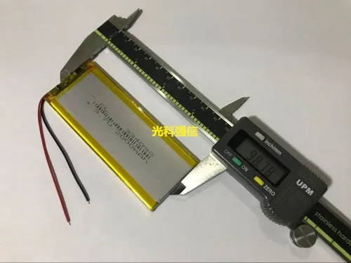 buy more will cheapNew full capacity 3.7V polymer lithium battery 334098 2000mAH MP4 navigator / equipment / miniature toy model