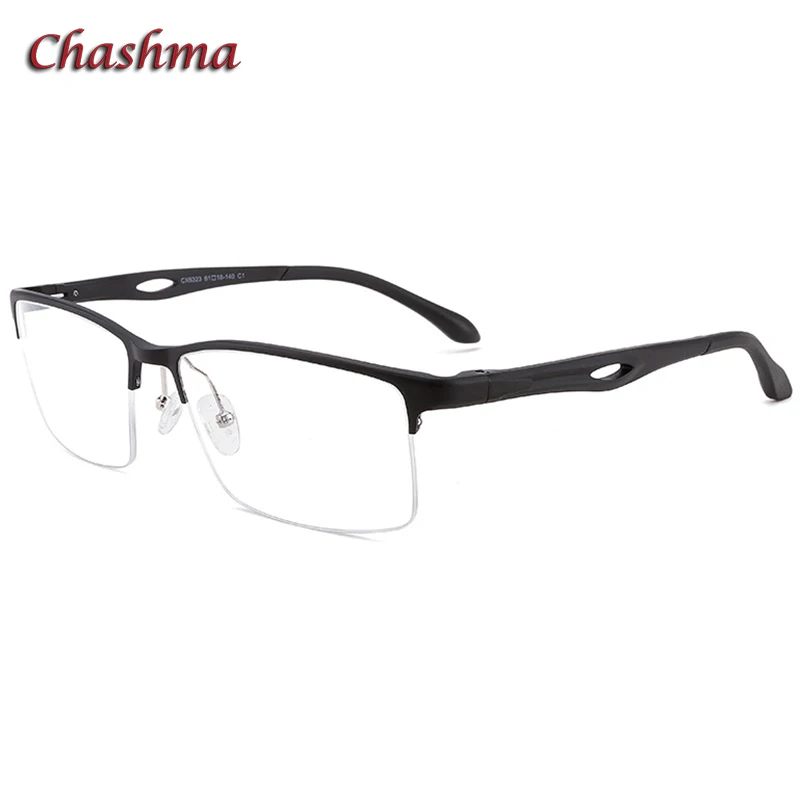 Chashma Sport 61 mm Breite Brillen Rahmen Rezept Optische Linsen Männer Plus Größe Große Gesicht Gläser Mode Trend Brillen 155