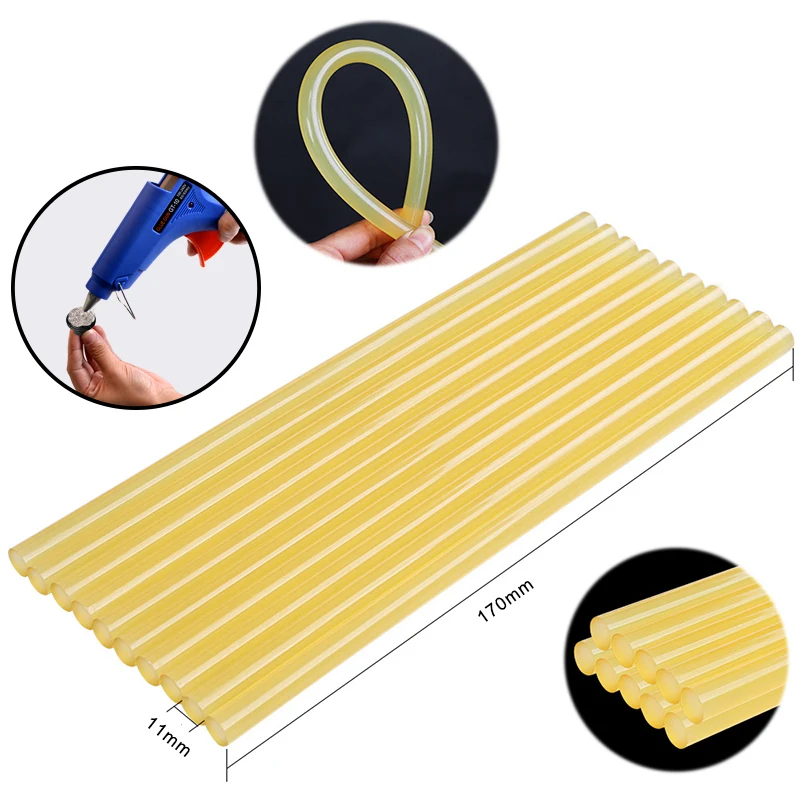 30 pcs/set Glue stick PDR Tools Auto Repair Tool To Remove Dents Auto Tools Professional 11 mm PDR Adhesive Hot Melt Glue