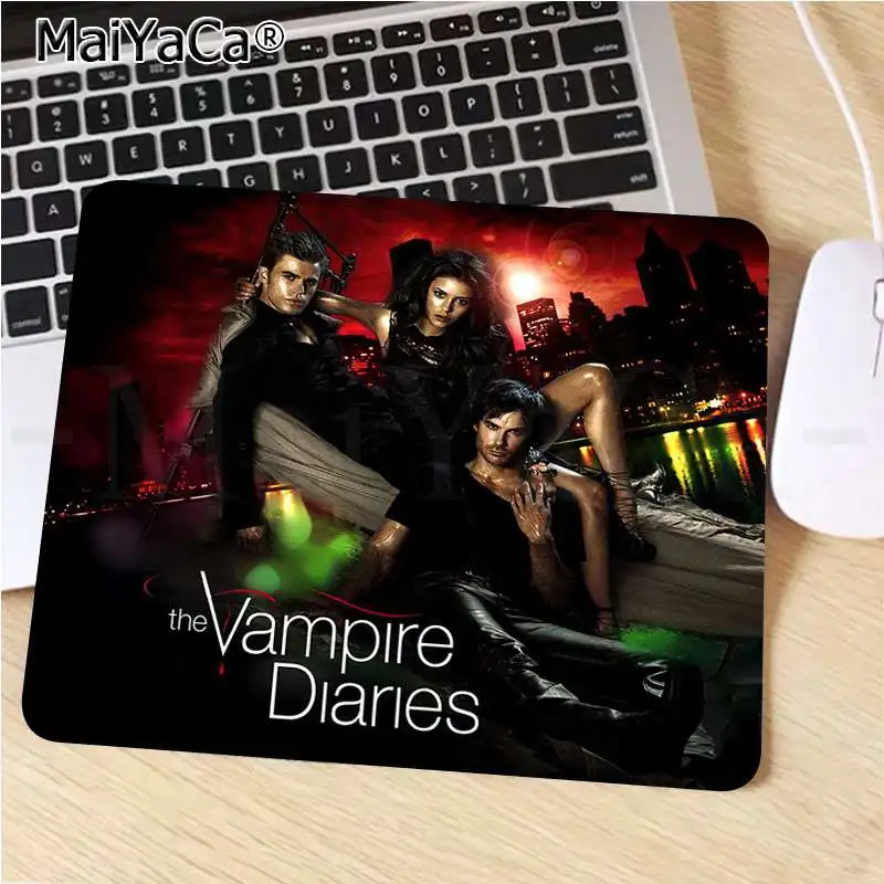 MaiYaCa Vintage Cool The Vampire Diaries Unique Desktop Pad Game Mousepad Free Shipping Large Mouse Pad Keyboards Mat