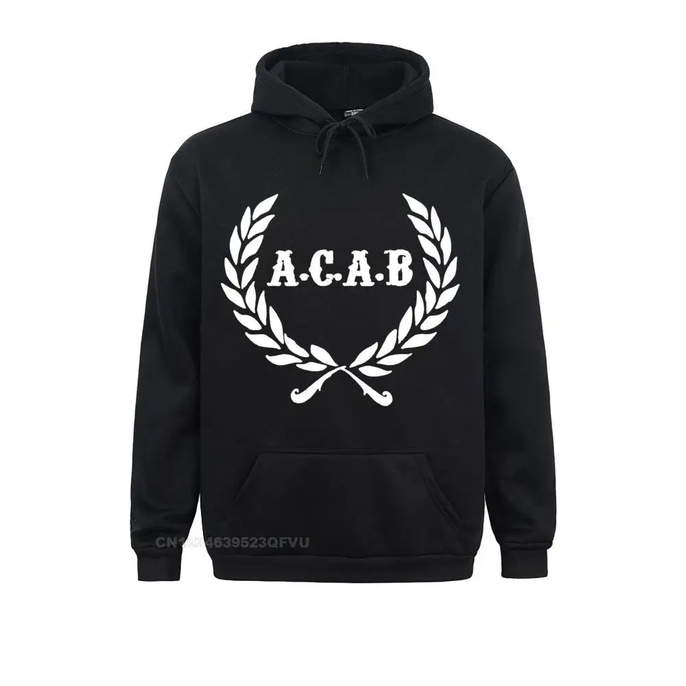 Sudadera con capucha de algodón para hombre, ropa divertida de playa con estampado de Acab, A, C, A, B, fútbol, fútbol, Kawaii