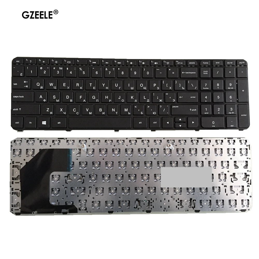 

GZEELE Russian laptop Keyboard for HP Pavilion Sleekbook 15-b000 15-b003tx 701684-001 15-B 15-b101tx 15-b135tx B100 RU frame