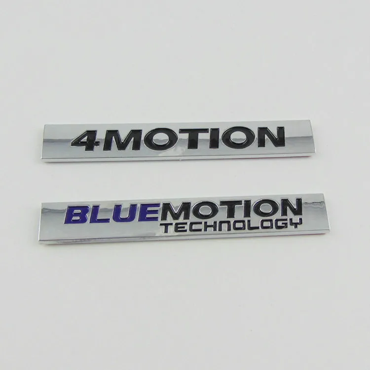 

1 Pcs OEM Golf Passat R32 R36 4MOTION BLUEMOTION Chrome Rear Badge Car Stickers