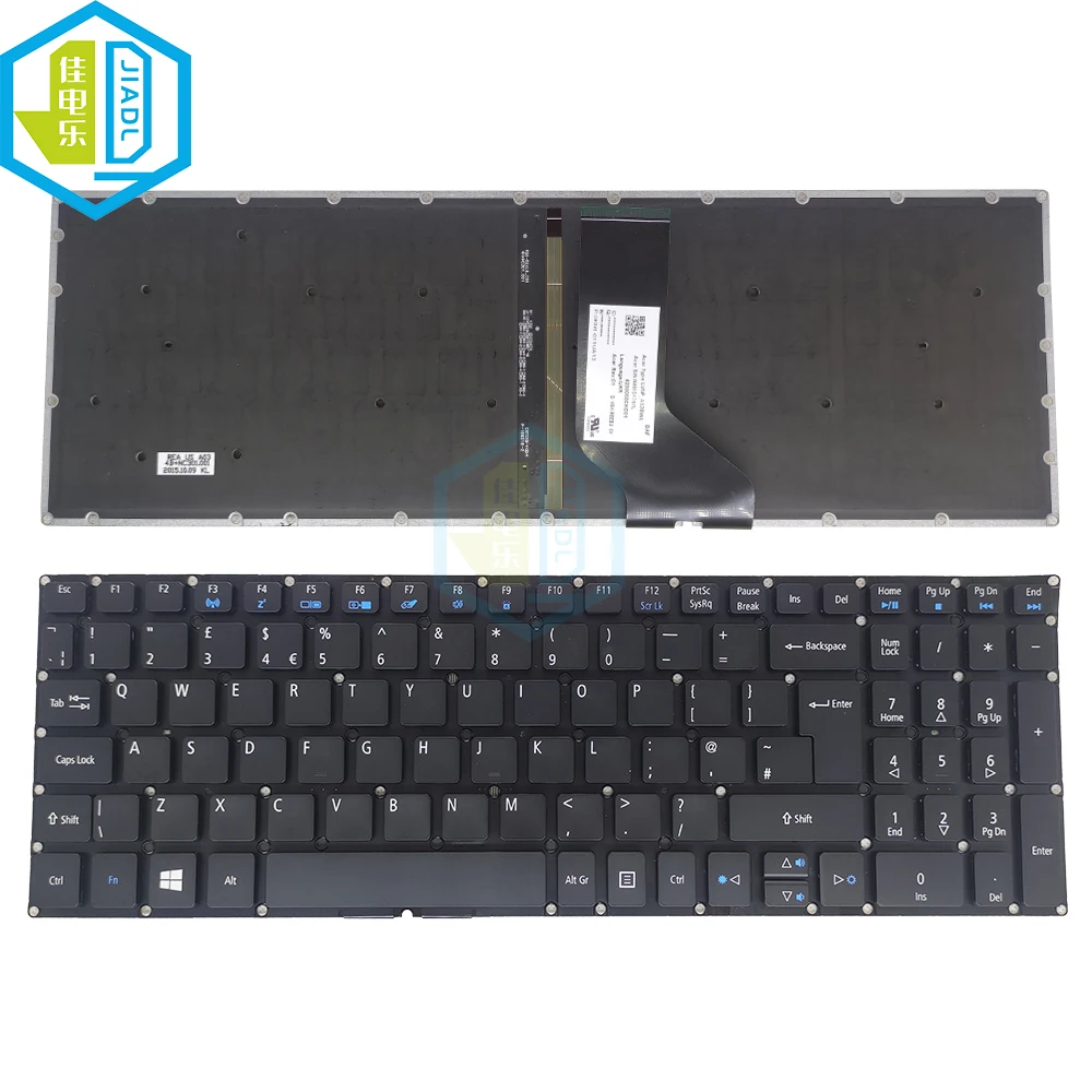 R5-571 UK GB Backlit Replacement Keyboards Backlight For Acer Aspire R5-571TG R5-571T R5-571T-51CB R5-571T-53WF LV5P-A52BWL