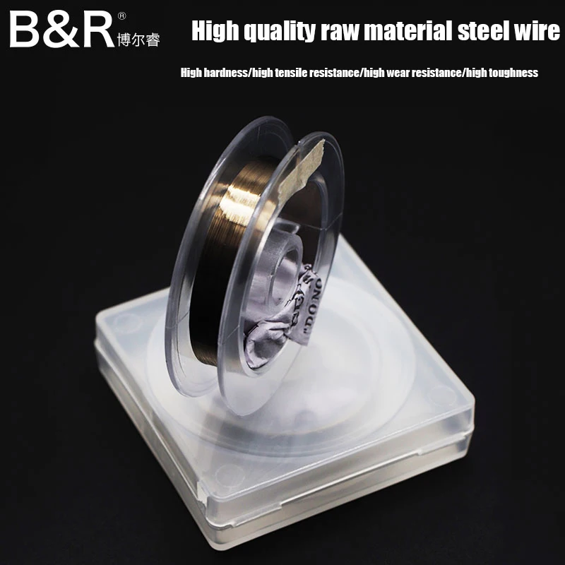 Novità 0.04 0.05 0.06 0.08 0.1MM 100M linea di taglio schermo LCD separazione filo diamantato strumenti di riparazione del telefono cellulare con scatola di immagazzinaggio