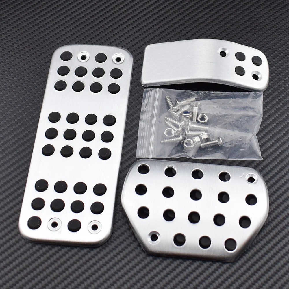 Car Gas Foot Rest Modified Pedal Pad Plate for PEUGEOT 207 301 307 208 2008 308 408 cc/CITROEN C3 C4/DS 3 4 6 DS3 DS4 DS6