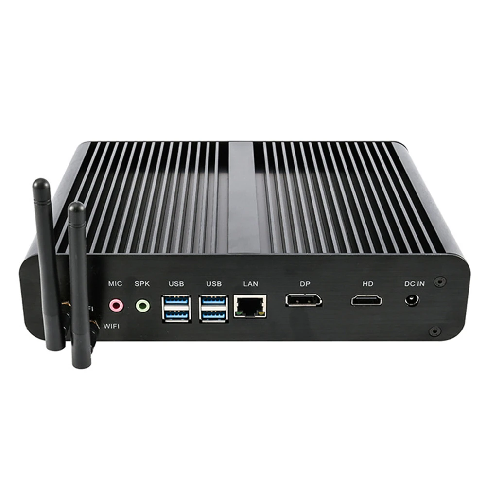 Imagem -04 - Eglobal-mini pc Fanless Intel i7 10710u 10510u Windows 10 Ddr4 M.2 Nvme Mais Msata Mais 2.5 em Sata Componentes do Computador