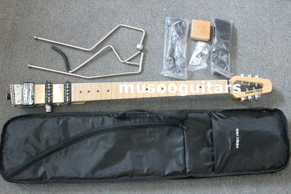 MINISTAR BRAND CASTAR-II TRAVEL ELECTRIC GUITAR WITH CARRYING BAG