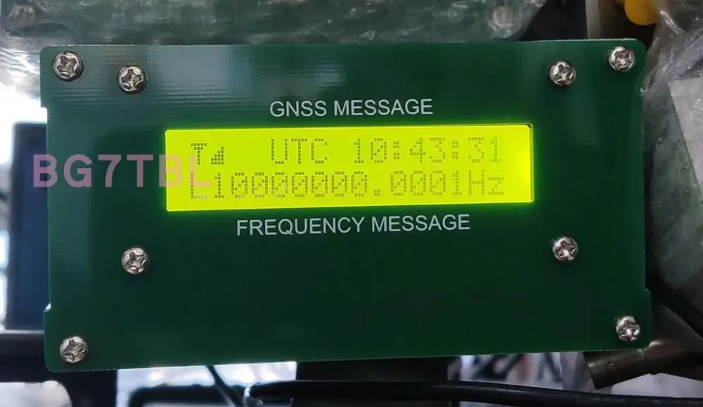 Imagem -02 - por Bg7tbl 10mhz Lcd-gnss Suporte de Oscilador Disciplinado Gnss Gps Bds Glonass Galileo