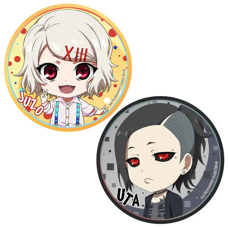 Brdwn Tokyo Ghoul Rei JUZO SUZUYA REI Uta China Official Authorization Cosplay Badge