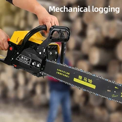 7000W Gasoline Saw  Wood cutting machine chain saw gasoline chain saw gasoline chainsaw logging Band saw blade garden tool