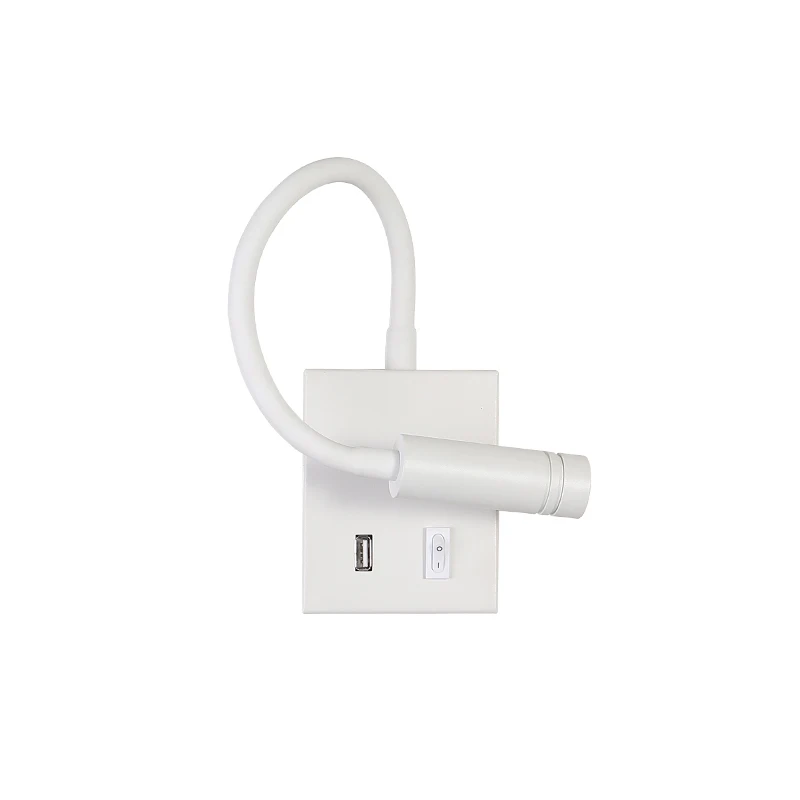 Nordic minimalista moderno led lâmpadas de parede cabeceira com interruptor carregamento usb porto retrátil criativo do hotel quarto leitura luz