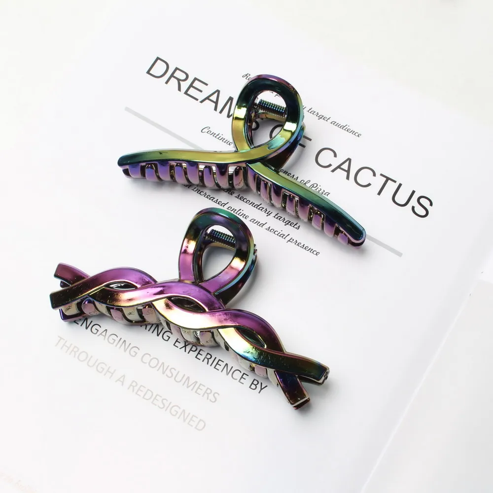 Plastic Hair Claw Clip for Women Tough Aurora Hair Clips Large Size Hair Clamps Claw Clip Crab Hair Accessories Gift