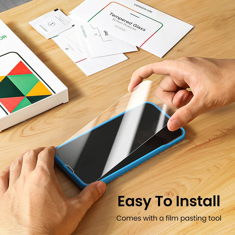 UGREEN 2 Chiếc Rõ Ràng Kính Cường Lực Cho iPhone 13 12 Pro Max Full Bao Da Bảo Vệ Màn Hình Trong Cho iPhone 12 Mini kính Bảo Vệ Bộ Phim