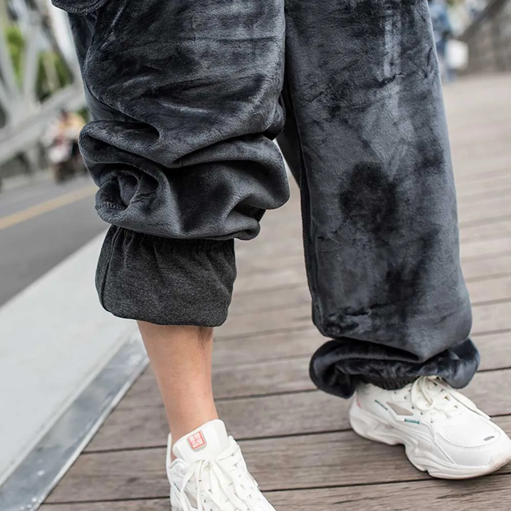 Pantalon De Jogging Baggy Homme En Coton/lin - Coupe Ample Décontractée, Taille élastique, Pour Sport, Loisirs, Streetwear