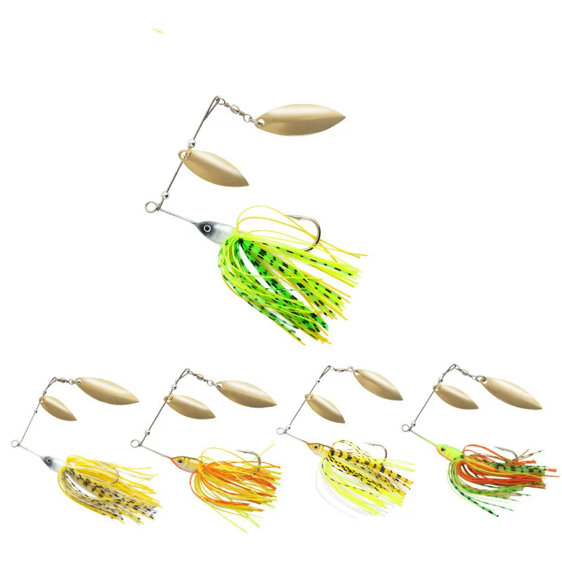 1pcs Spinner Bait 13.5g Metal Lure Hard Fishing Lure Spinner Lure Spinnerbait Pike Swivel Fish Tackle Wobbler Fishing