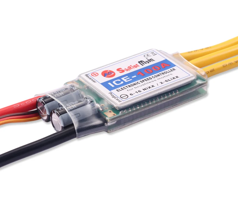 SunriseModel ICE 18A 30A 40A 60A 90A 100A 120A 150A 2-6S Helicopter Airplane Brushless ESC with BEC Output for RC Models DIY